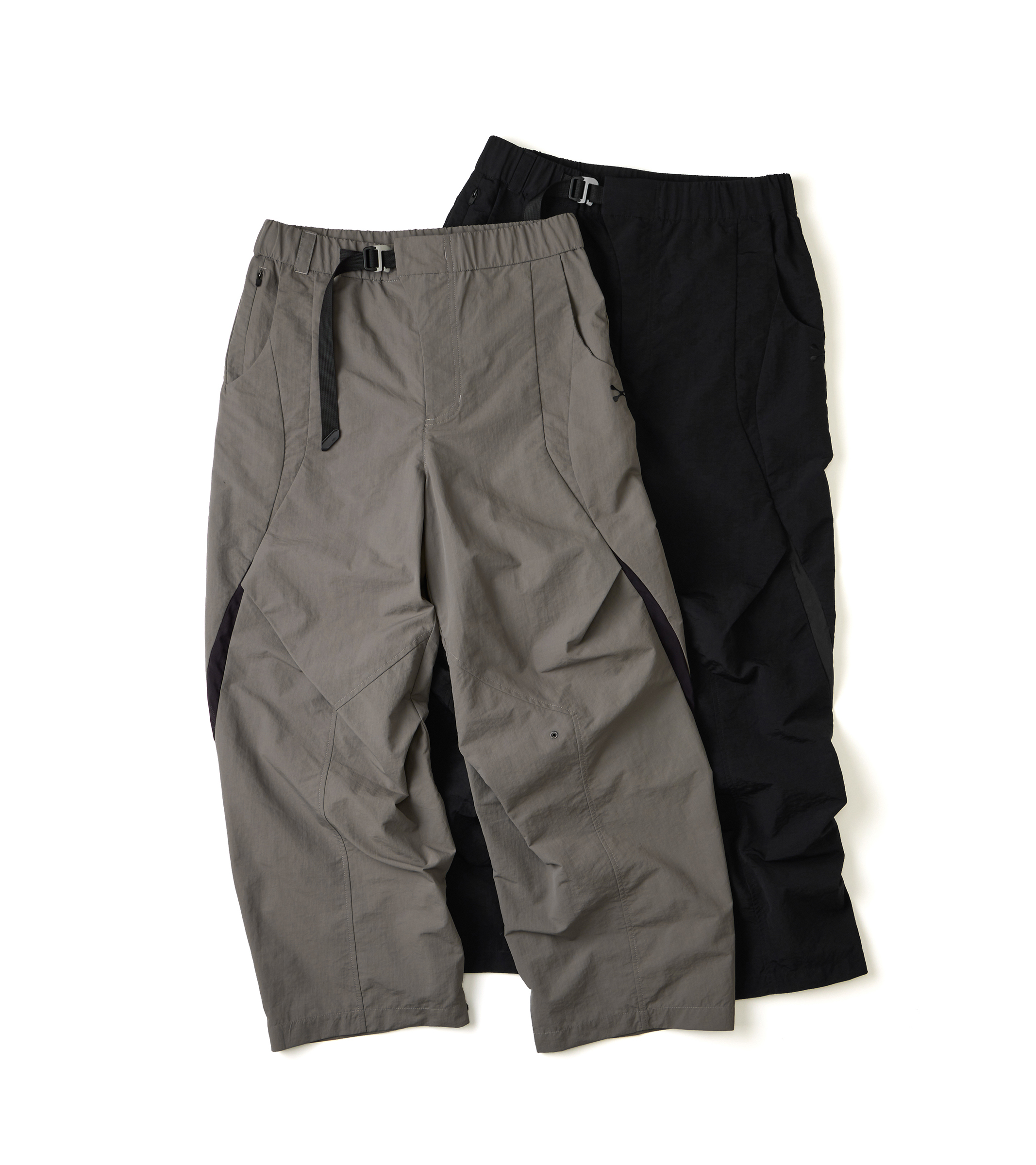 nozzle quiz®｜Vrc Boot-cut Trousers (Black/Dirt)