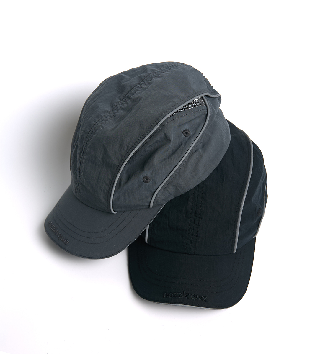 nozzle quiz®｜Ridge Split Cap (Black/Slate Blue)