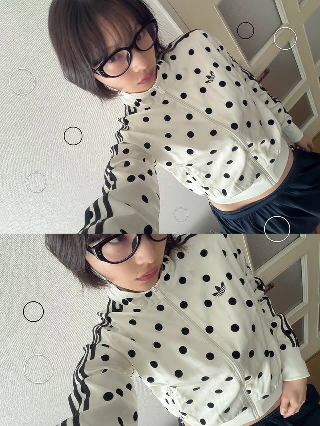 ADIDAS ORIGINALS SATIN POLKA DOTS TT TRACK TOP 緞面波點 短版 運動外套 立領外套 拉鍊外套 女款 KV1165 / 現貨