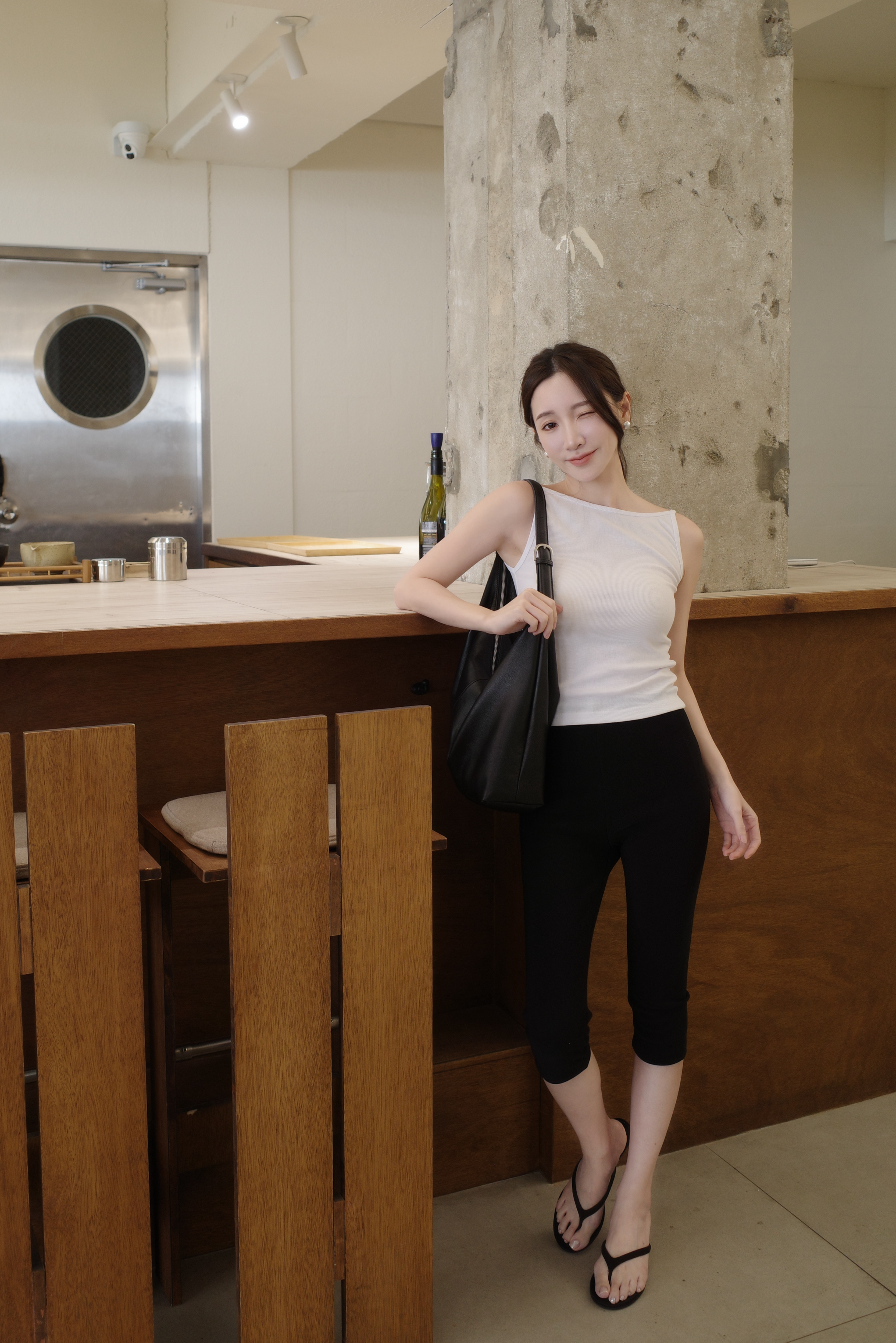 🇰🇷(預購)#AQ28 命定款兩面穿背心(黑/白/藍)