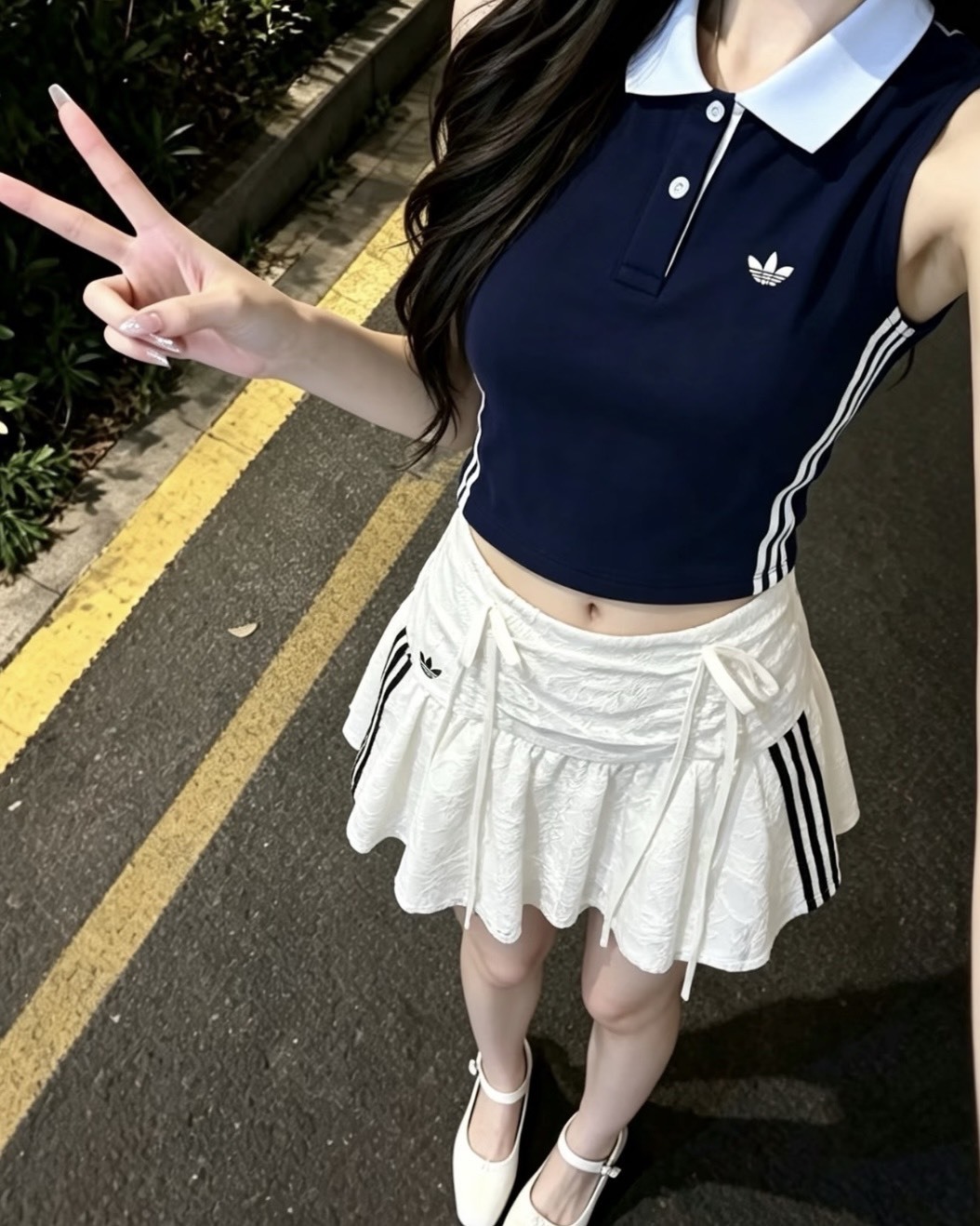 Adidas Originals LACE SKIRT 蕾絲 運動裙褲 澎澎裙 兩色