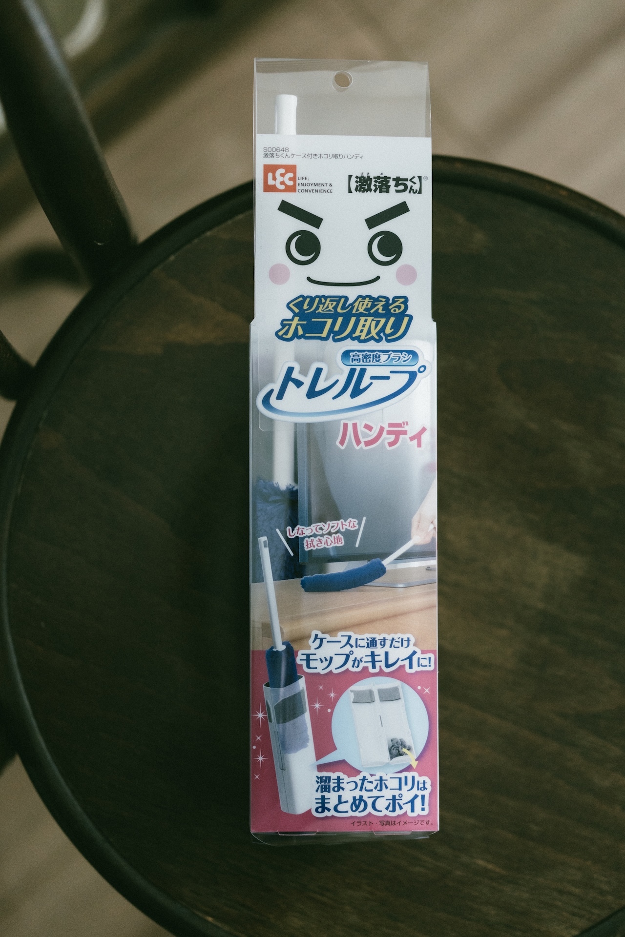 激落君LEC手持高密度魔法靜電刷毛可水洗除塵撢（附除塵盒）