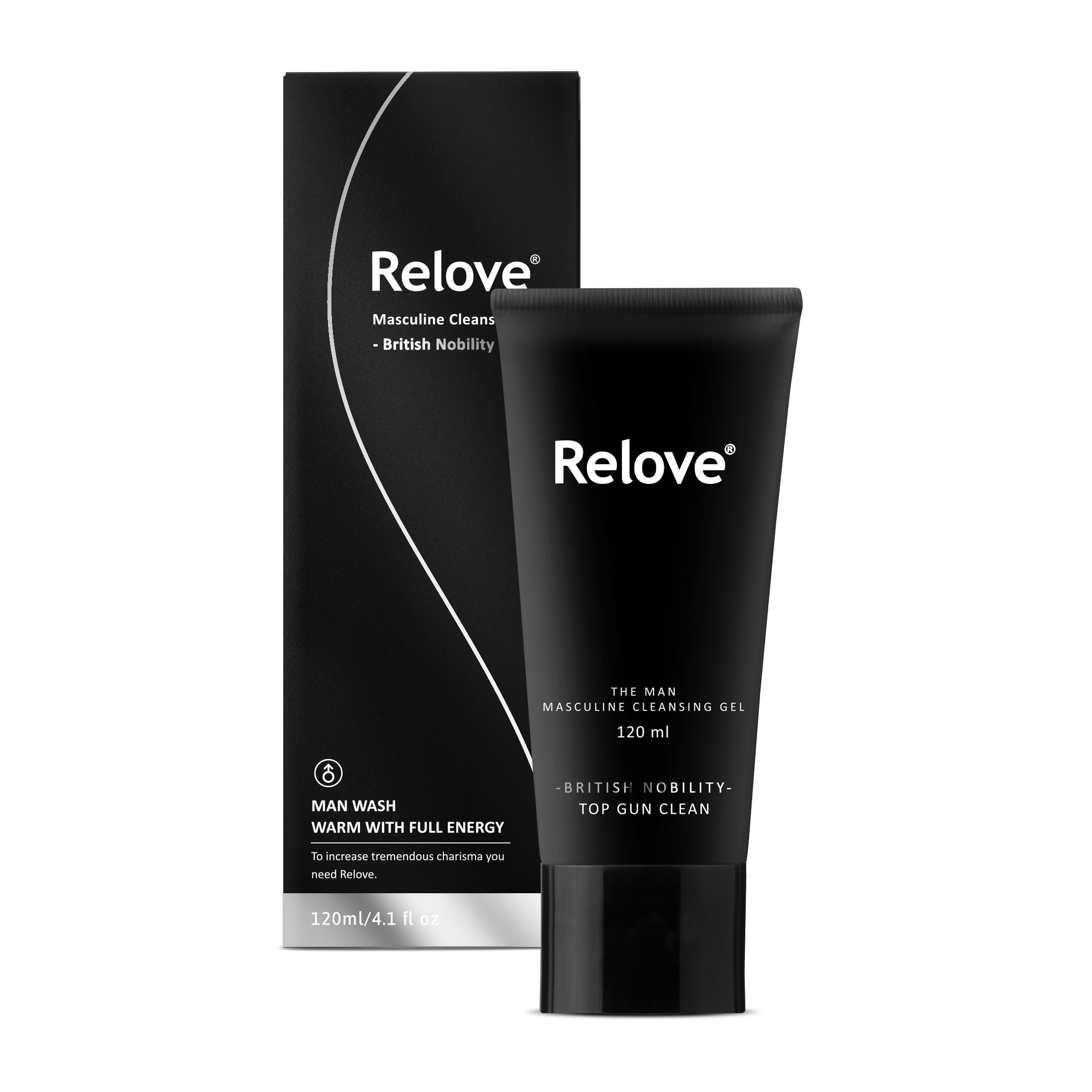 RELOVE 男性專用私密潔淨凝露 120ml #英倫紳士