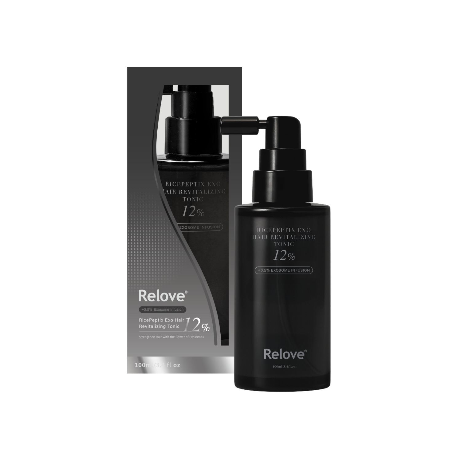 RELOVE 黑泌肽養髮液 加強版 12% 100ml