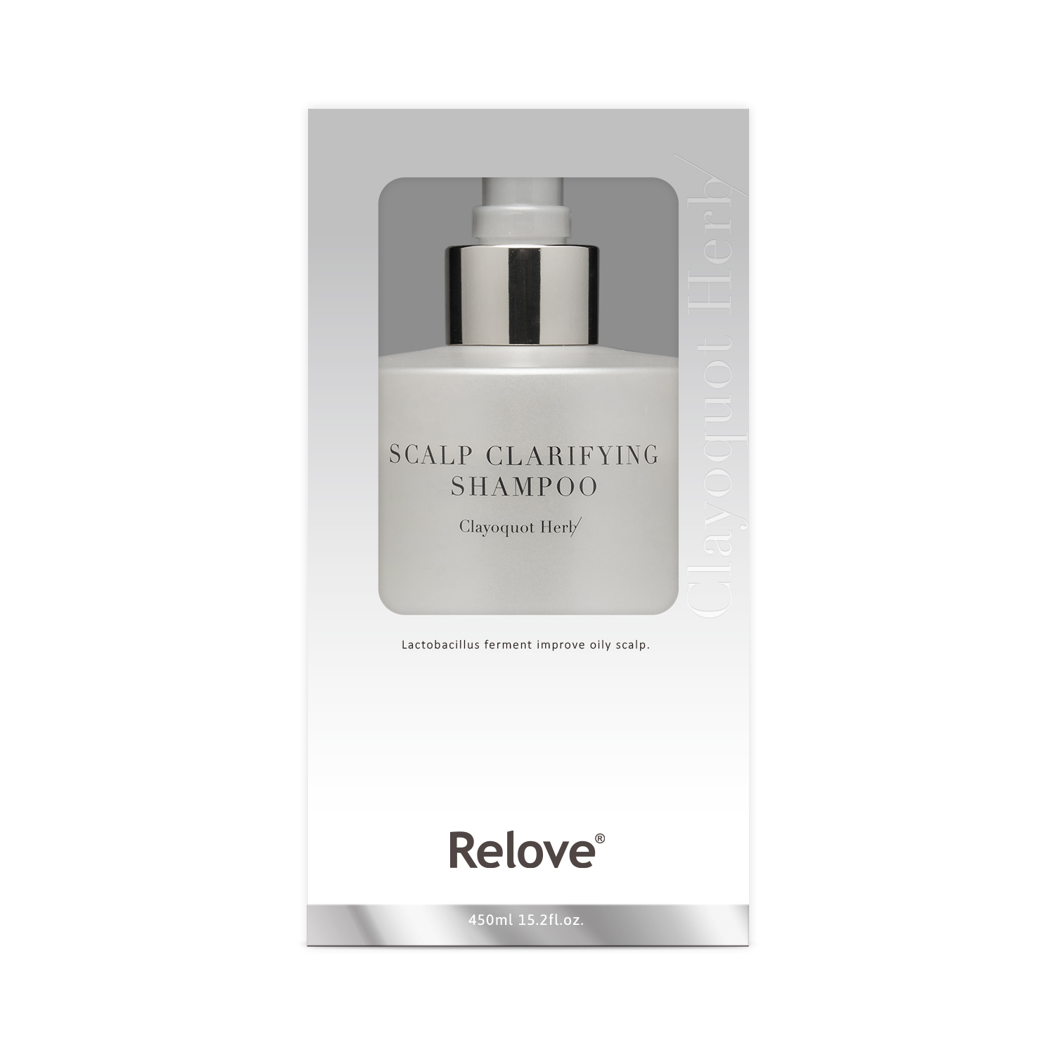 RELOVE 107酵萃™蓬鬆控油淨化頭皮洗髮精 450ml #峽灣森林