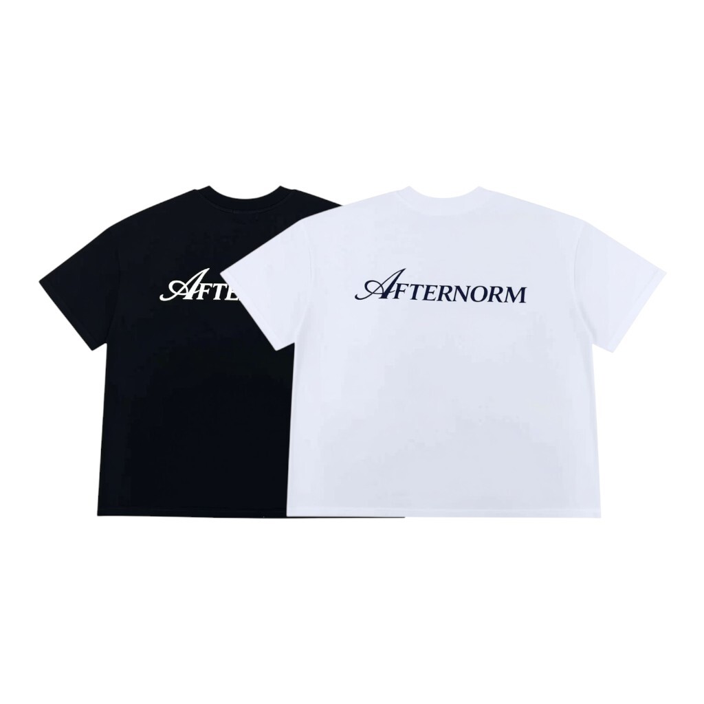 《K》AFTERNORM 草寫小LOGO短T*