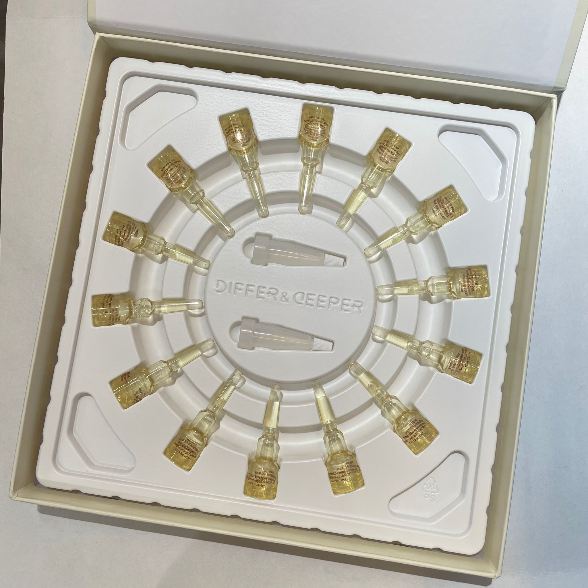 BF50-韓國DIFFER&DEEPER 維他命C美白淡斑安瓶 2ML X 14支 $238
