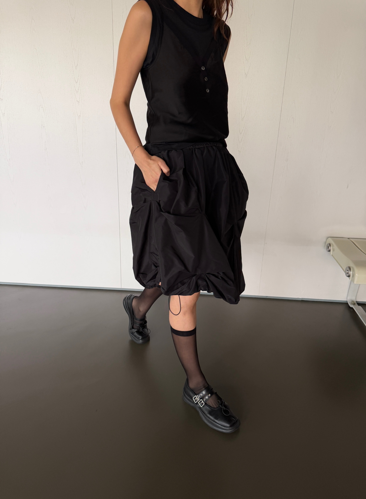3D knees length Skirt