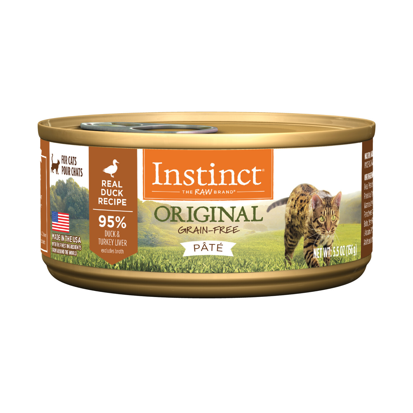 Instinct 無穀物貓主食罐| 鴨肉| 5.5oz