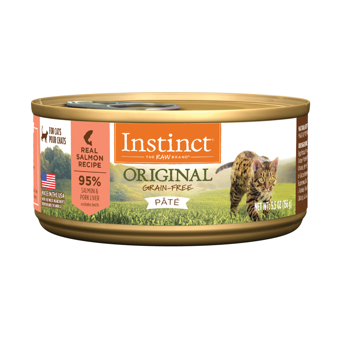 Instinct 無穀物貓主食罐| 三文魚| 5.5oz