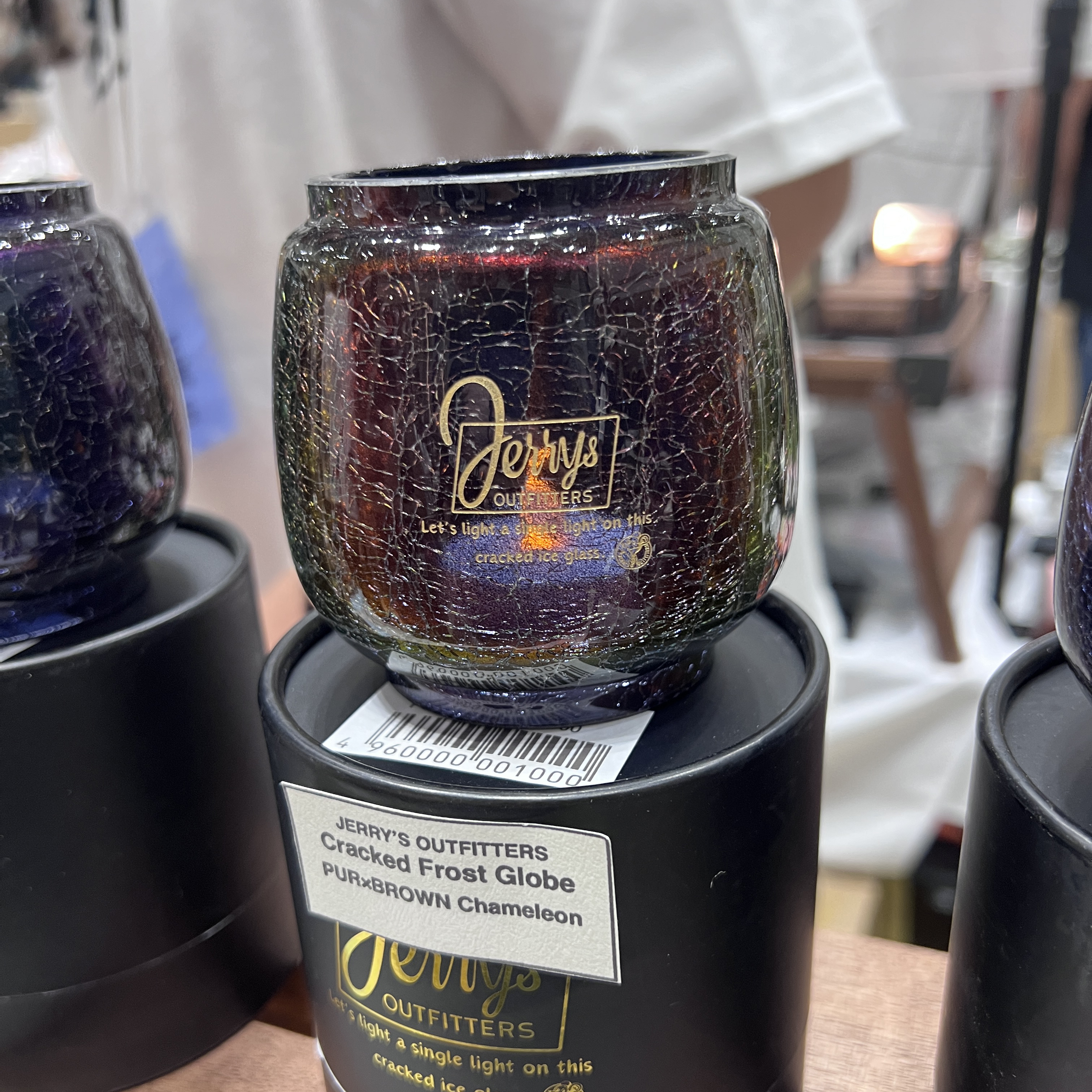 JERRY'S OUTFITTERS｜Cracked Frost Globe PUR*BRN Chameleon 火手燈罩｜FS露營選物