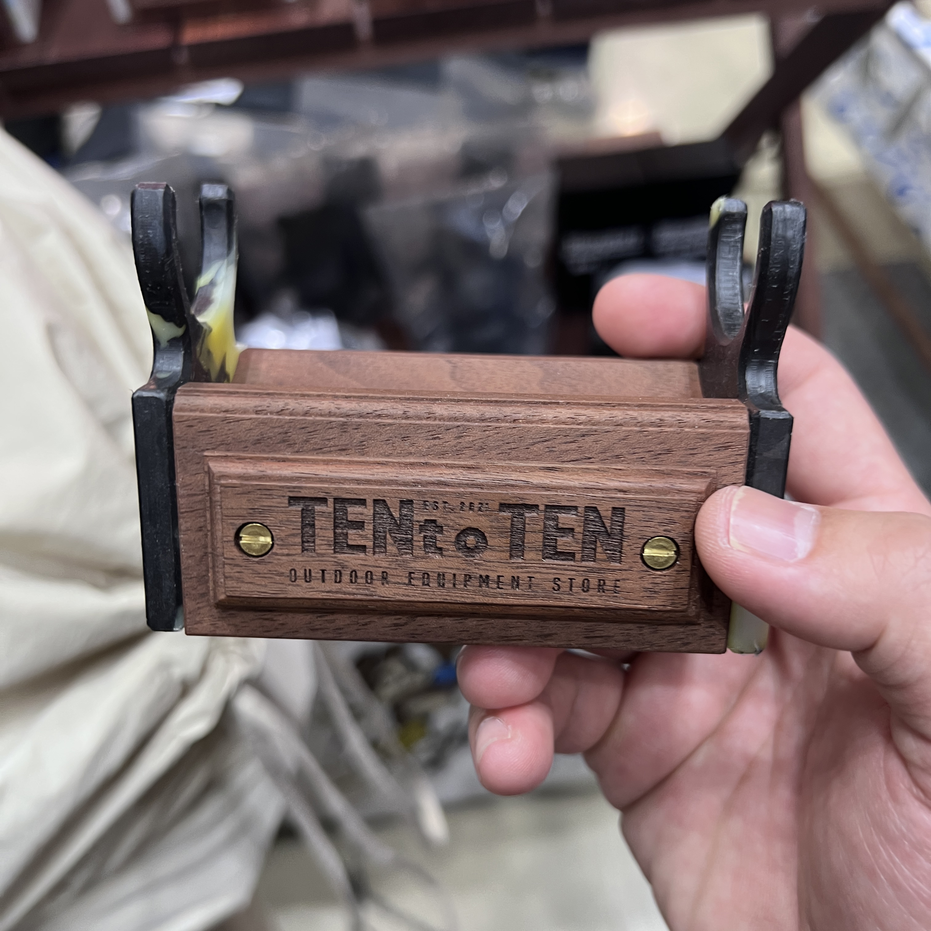 TENToTEN｜SDGs 力夕TEN 38 磁吸燈座 黑｜FS露營選物