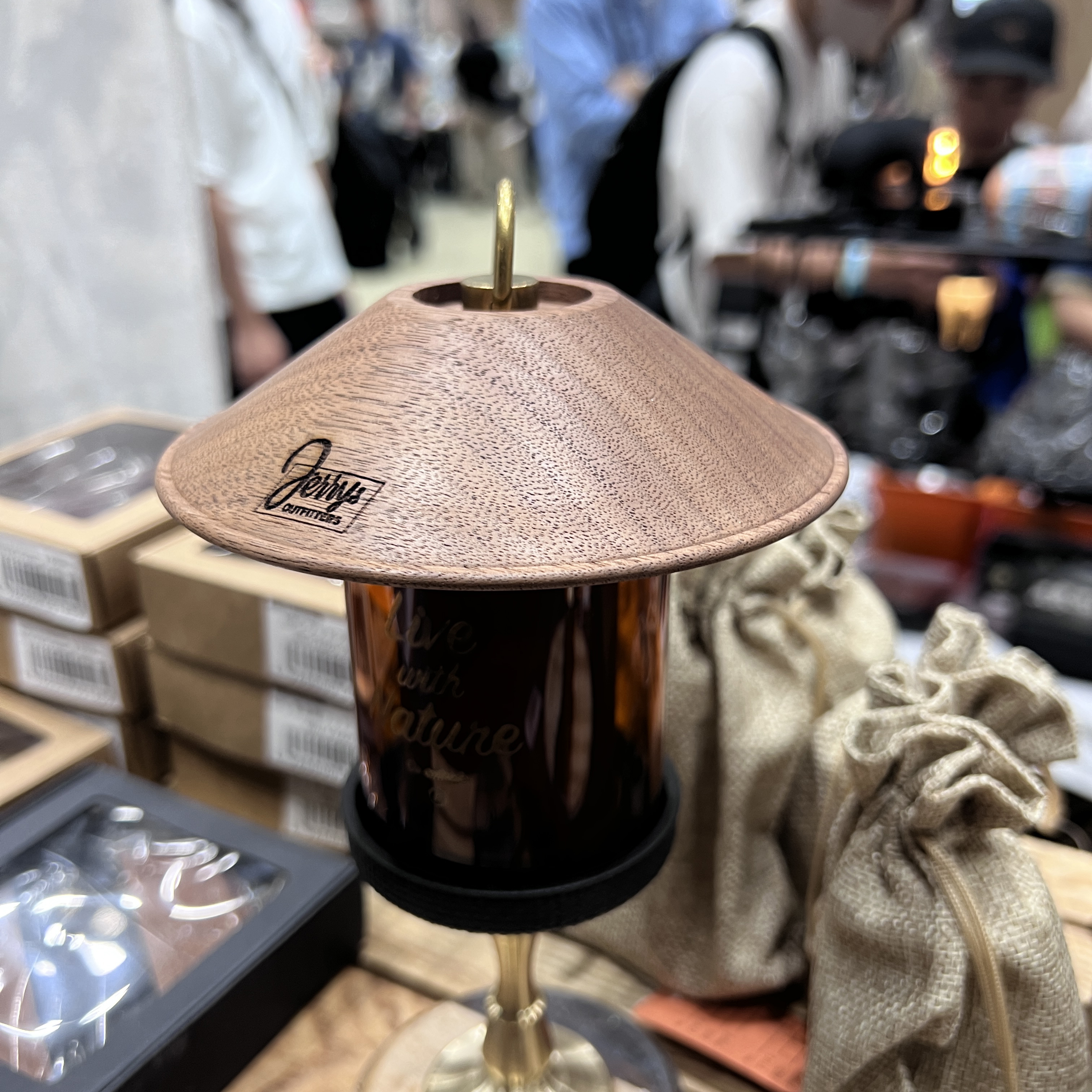 JERRY'S OUTFITTERS｜LwN amber Straight hoya + GLOBE ARMOR TYPE3 (WN) 燈罩組｜FS露營選物