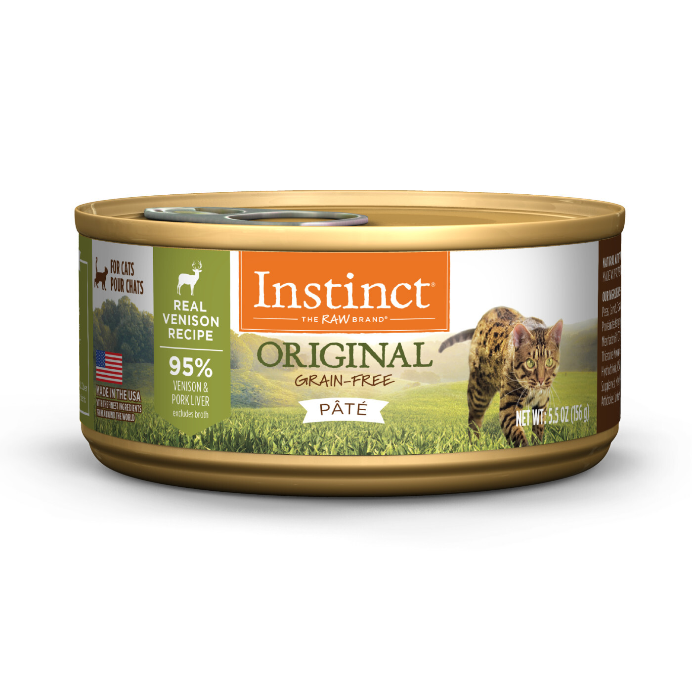 Instinct 無穀物貓主食罐| 鹿肉| 5oz