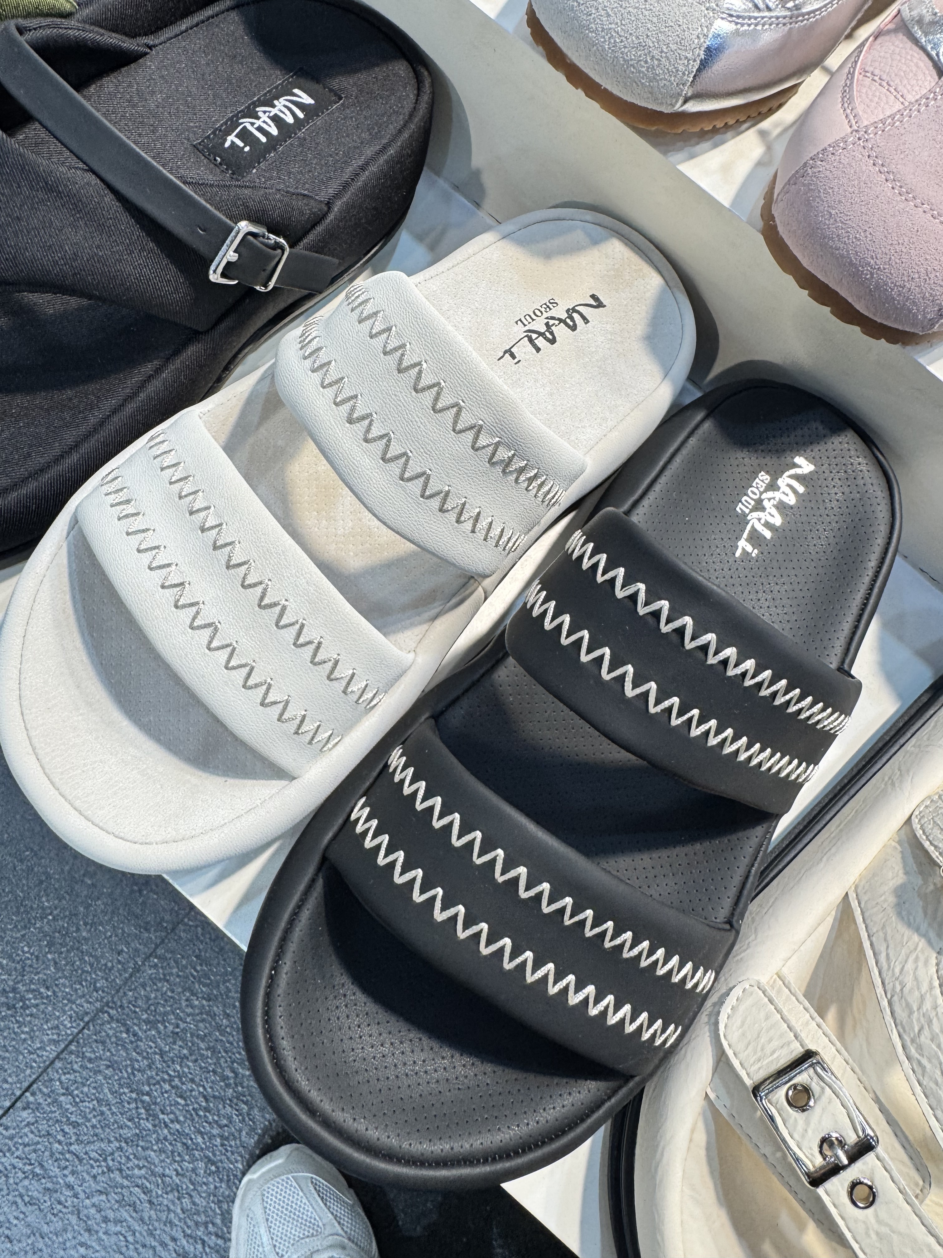 Sh02 閃電紋涼鞋《牛皮》