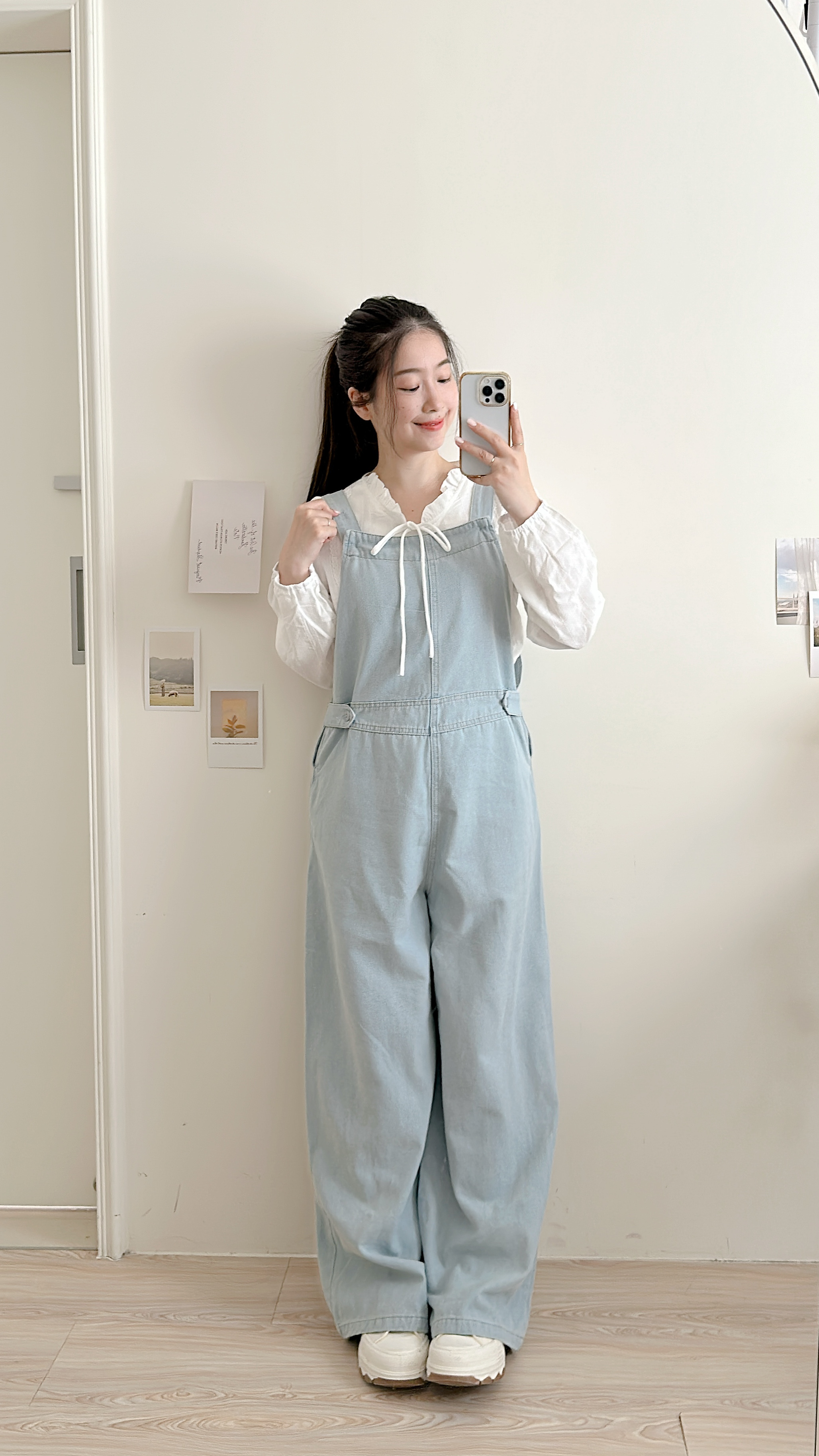 部份現貨🚚小編私推😍Ins簡約兩面穿牛仔吊帶褲💕共2色