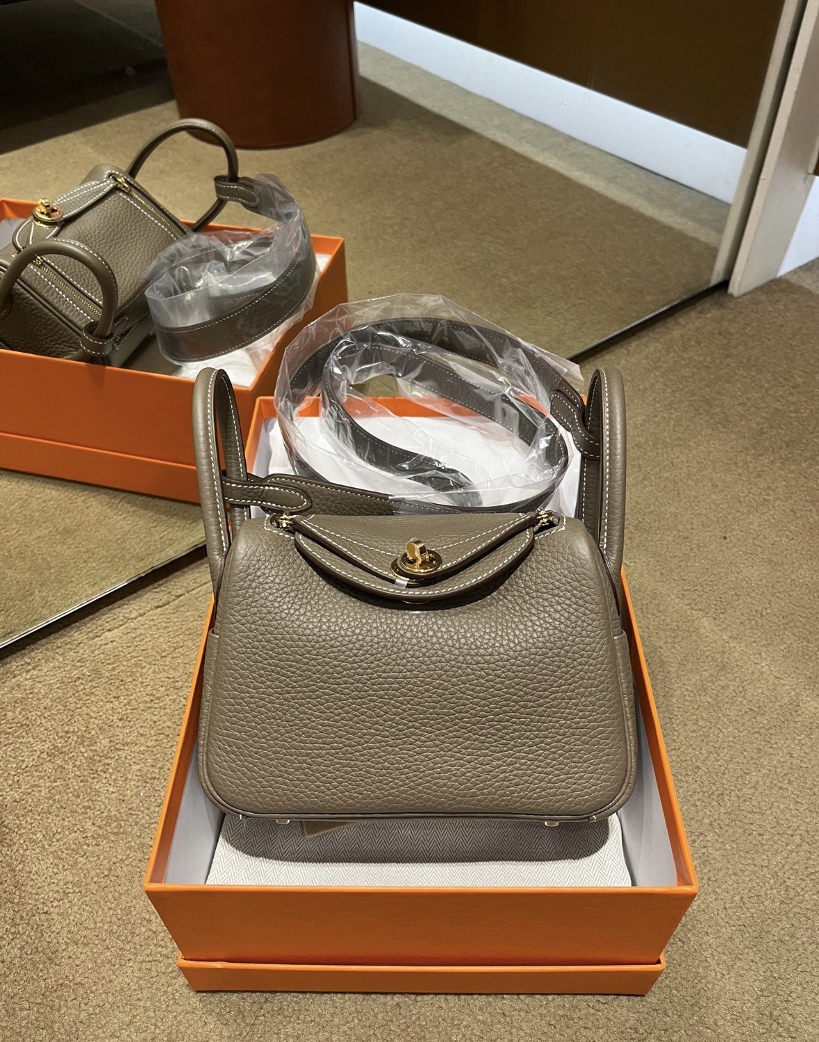 Lindy mini 18 etoupe cc tc G