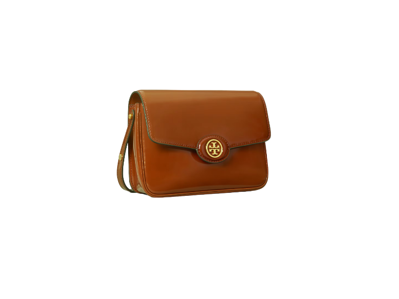 【Tory Burch】Robinson Spazzolato Convertible Shoulder Bag  咖