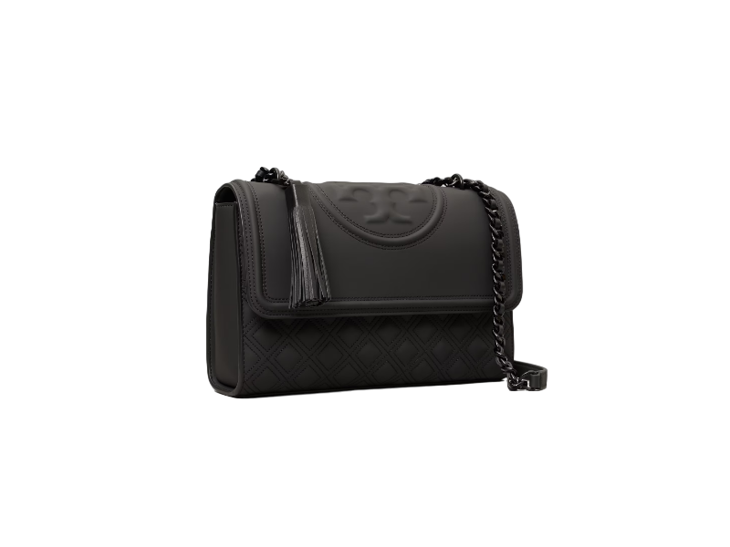 【Tory Burch Outlet】Fleming Matte Convertible Shoulder Bag  灰