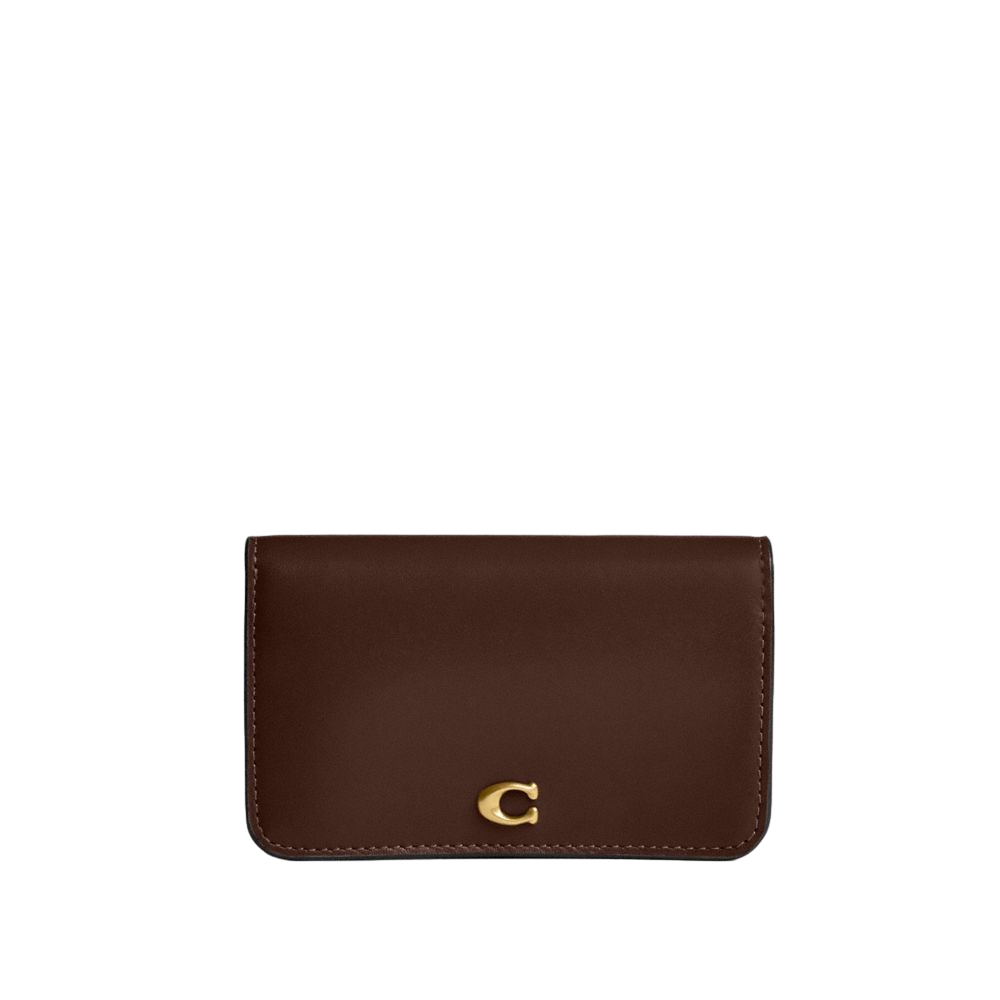 【Coach】Essential Slim Card Case  深咖