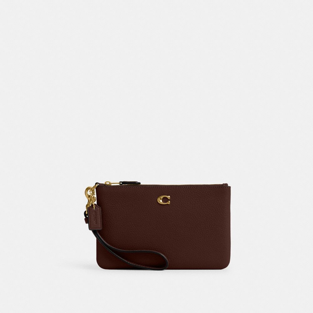 【Coach】Essential Small Wristlet  深咖