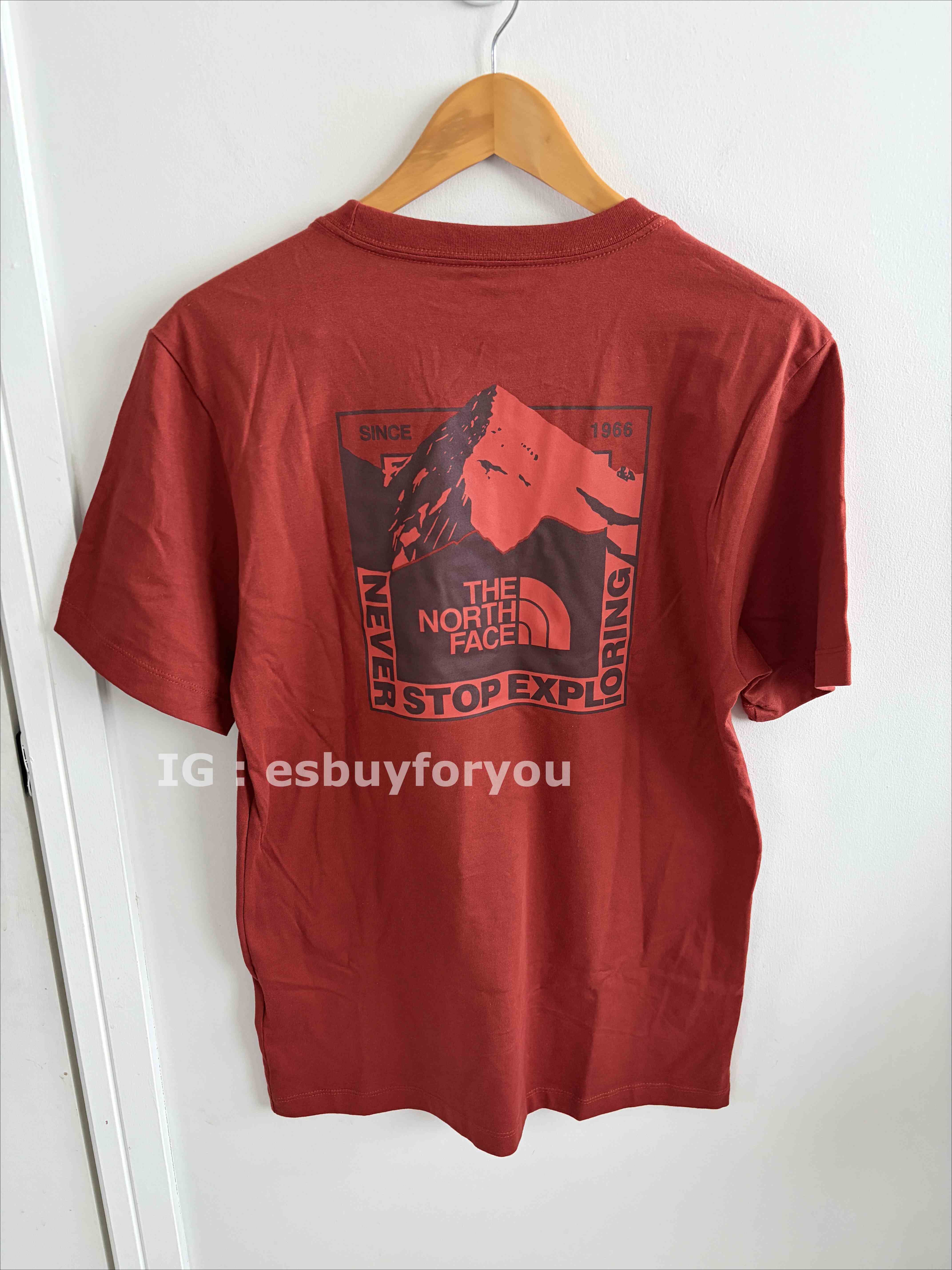 THE NORTH FACE 男大人 正反圖 造型山脈 短TEE