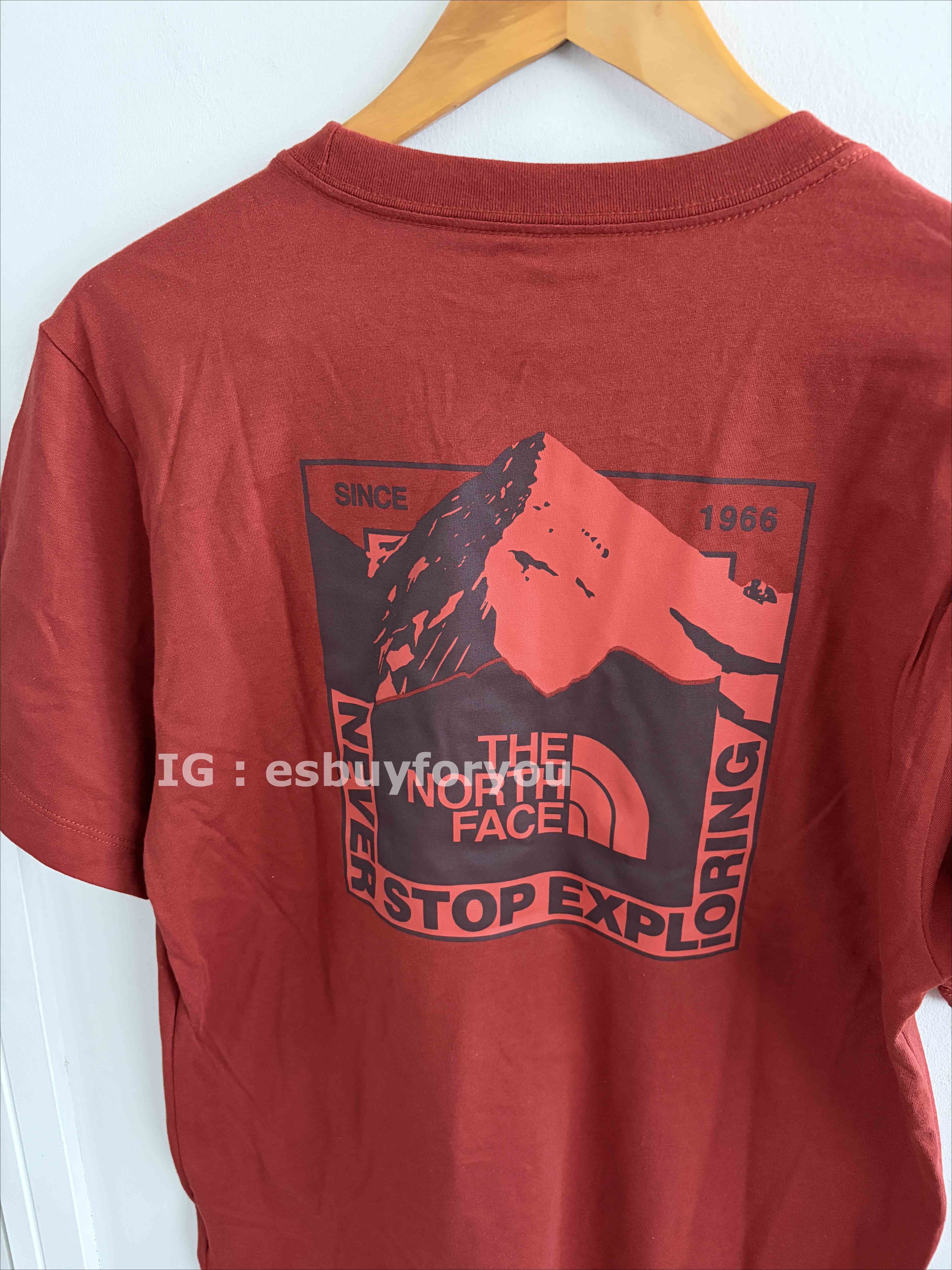 THE NORTH FACE 男大人 正反圖 造型山脈 短TEE