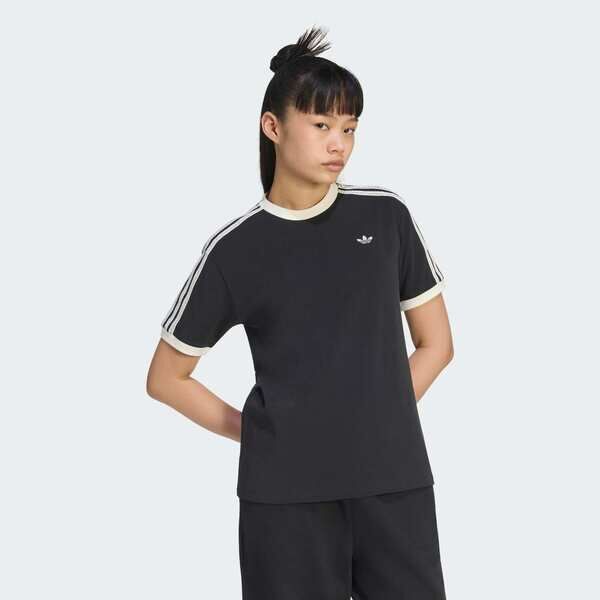 Adidas 愛迪達 3s Tee KY8127 女 T恤 運動上衣 休閒短袖 黑 亞版