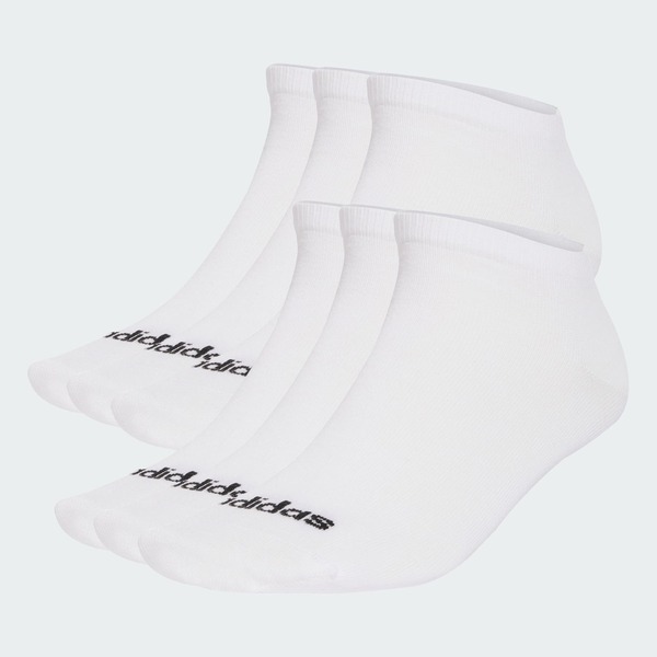 Adidas 愛迪達 T Lin Low 6p JL6123 踝襪 白 6雙入 透氣