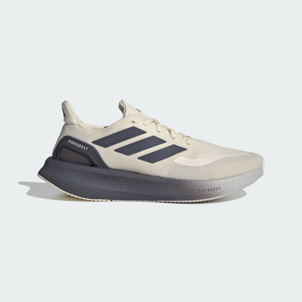 Adidas 愛迪達 Pureboost 5 JQ6905 男 慢跑鞋 支撐 緩震 競速 米灰 透氣