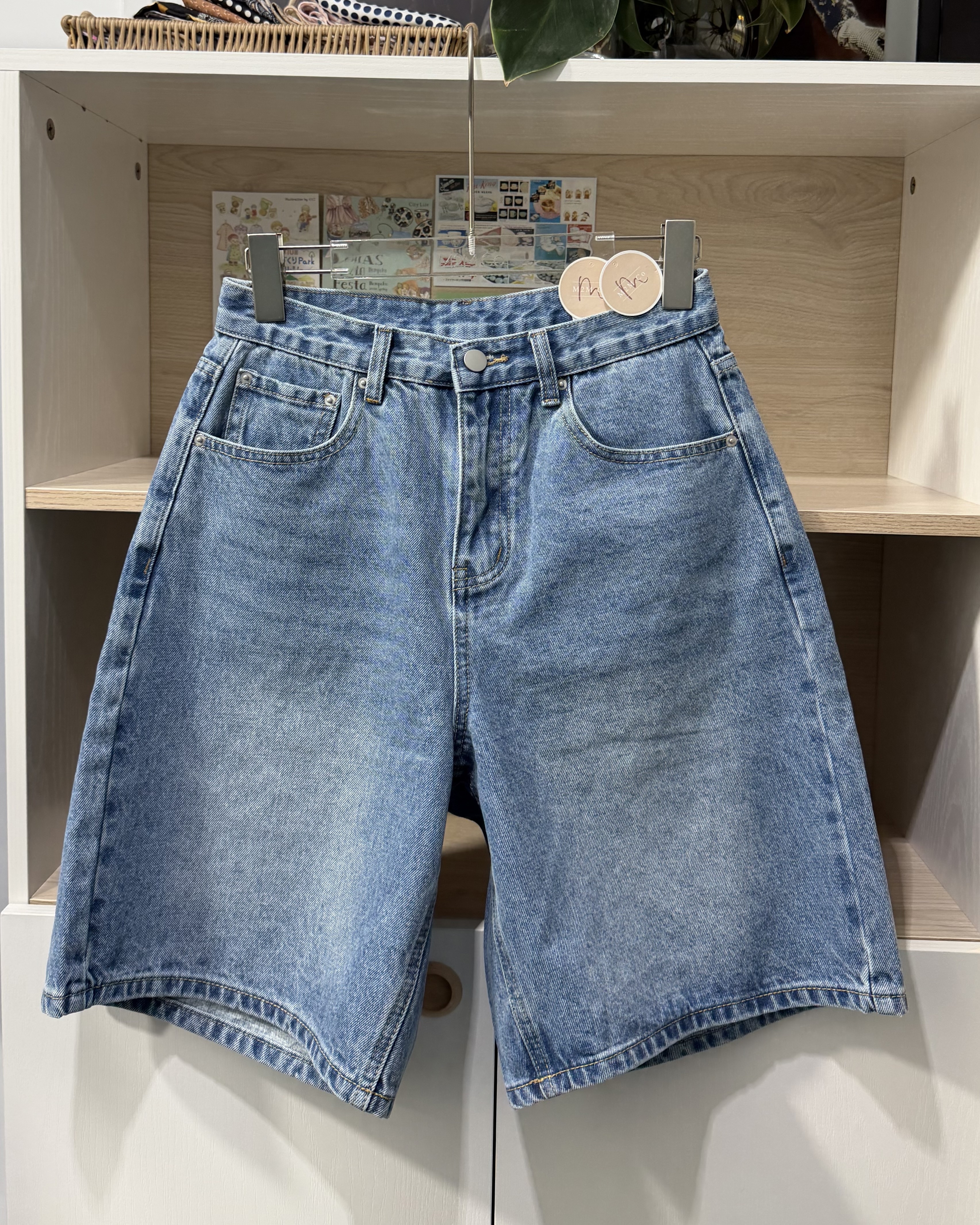 5月新品♥洗水休閑五分褲