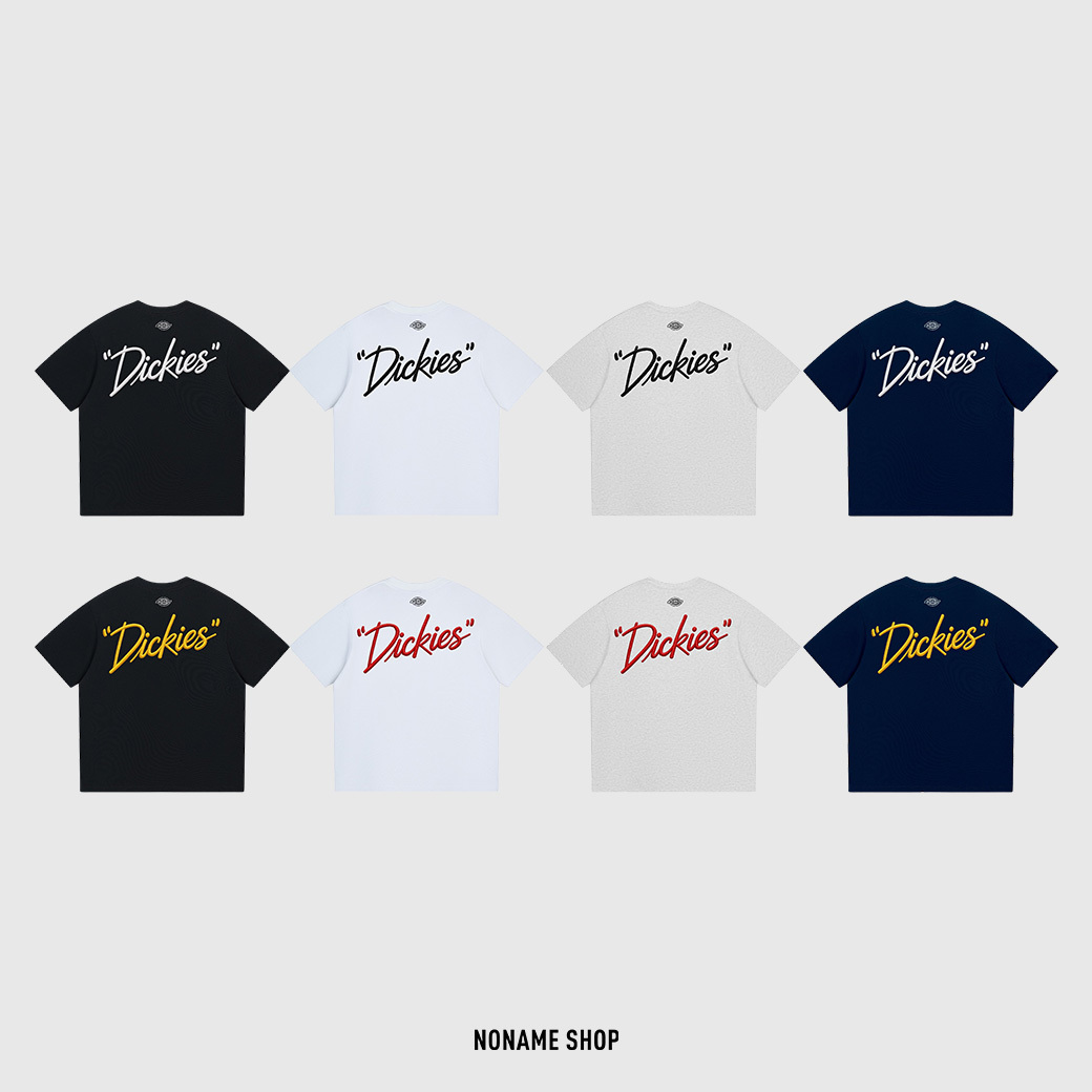 DICKIES 重磅 美式 復古 經典 刺繡 手寫 LOGO 短袖 八色 (男款)