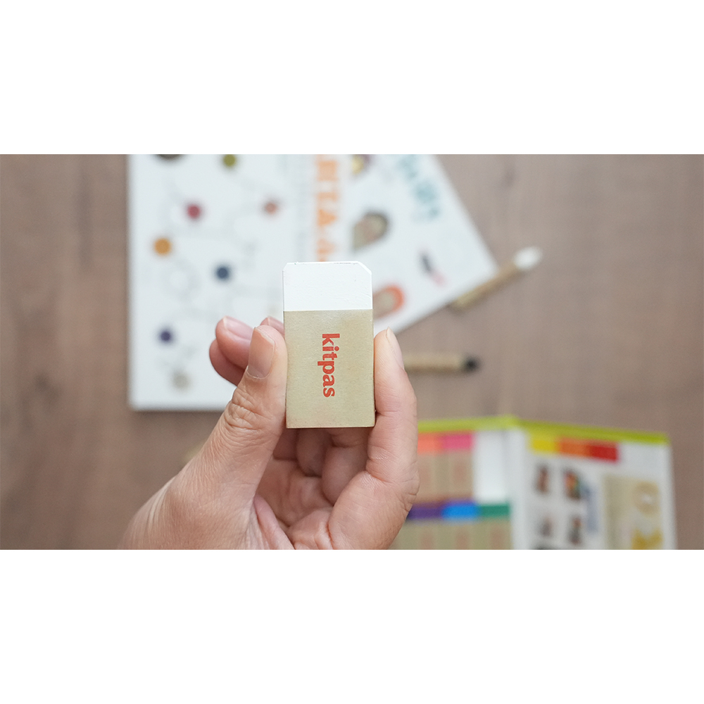 日本Kitpas 方塊蠟筆8色