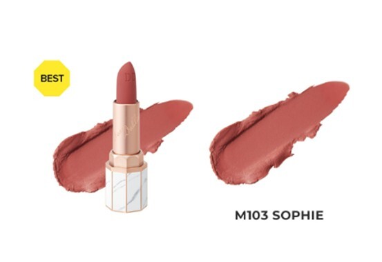 0513DH08-KOREATRIP-COSMET-DEAR DAHLIA LIP PARADISE EFFORTLESS MATTE LIPSTICK 天堂柔霧啞緻唇膏 3.5g (A8)