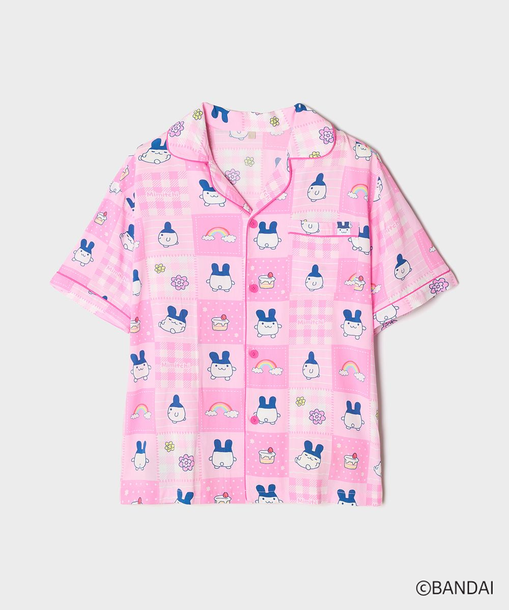 SPAO x 電子雞 Y2K 拼接短袖睡衣套裝 SPPPG25U07