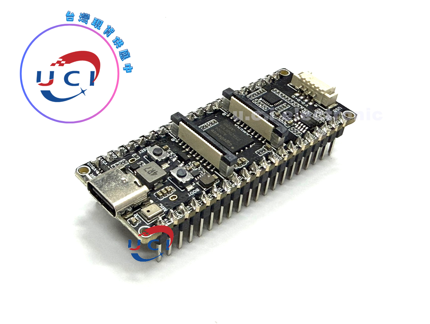 【UCI電子】(7-4)微雪 ESP32 P4開發板 人機交互DSI顯示CSI攝像頭介面音訊採集GPIO