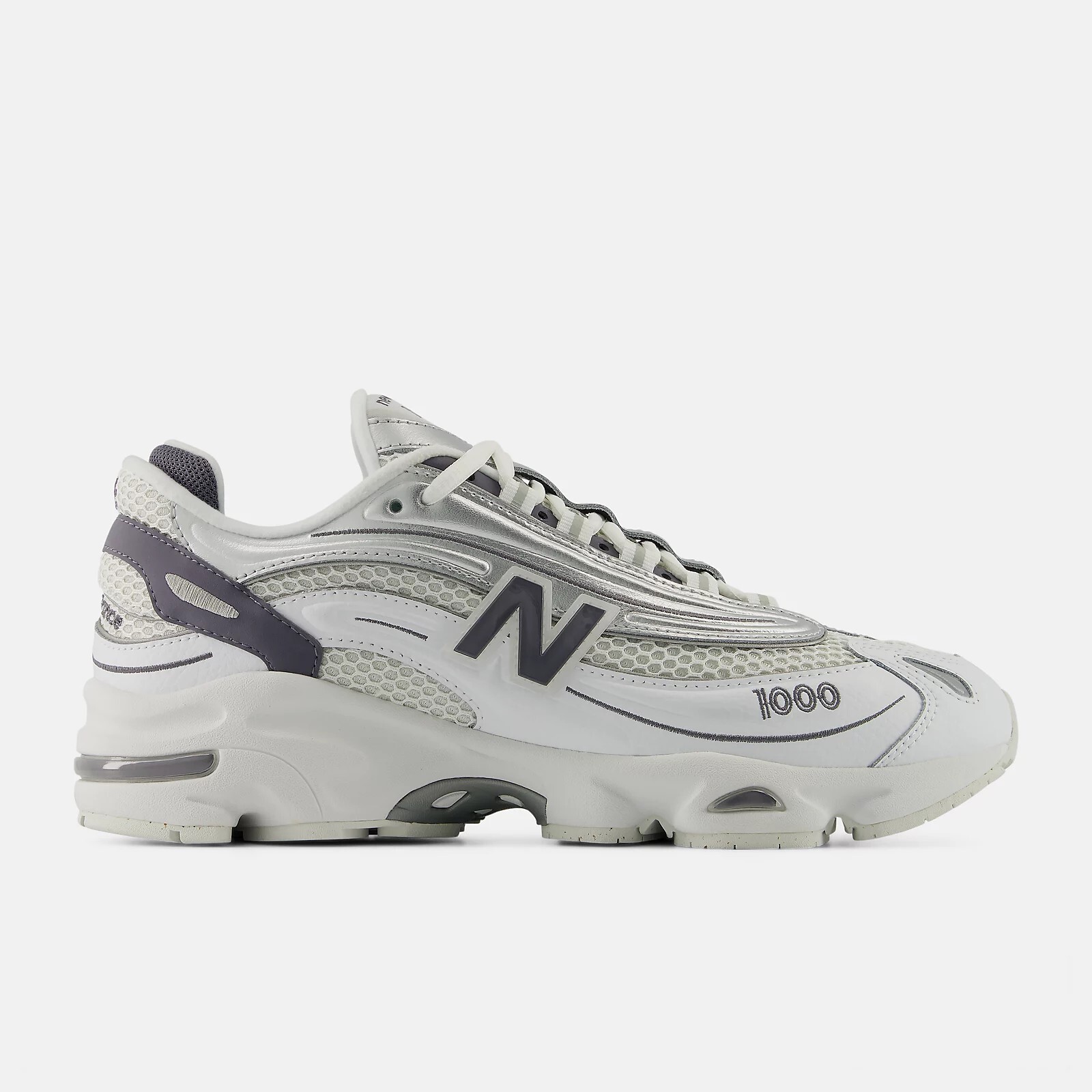 男女鞋 NEW BALANCE 1000 白銀灰 復古 緩震 網眼 運動 休閒鞋【U10008R2】NB1000
