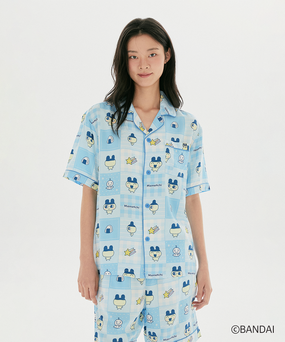 SPAO 拓麻歌子 Y2K 拼接短袖睡衣套裝 SPPPG25U07