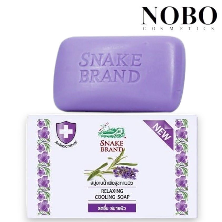 Snake brand - 薰衣草舒緩涼感香皂 100g (平行進口)