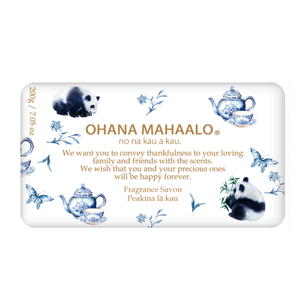 OHANA MAHAALO 烏龍胖達 絲柔手工皂200g
