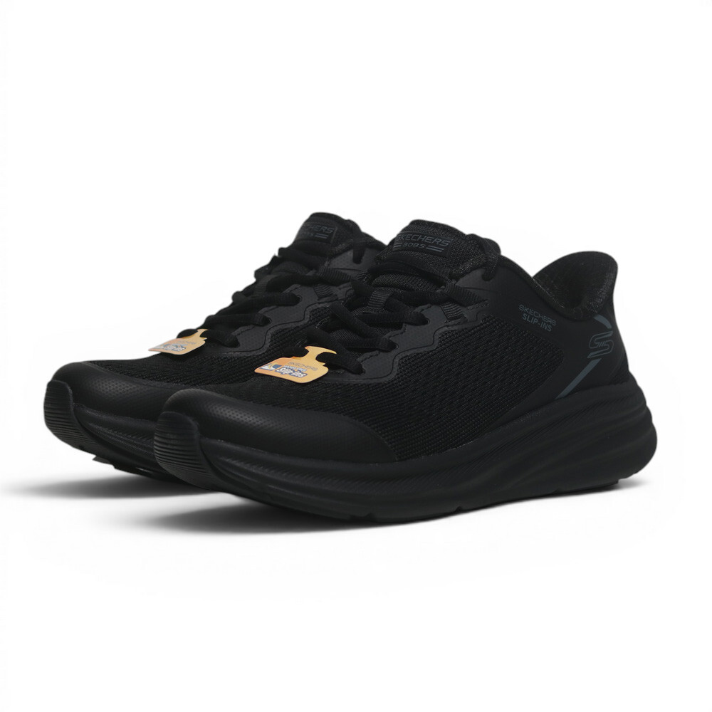 SKECHERS 休閒鞋 BOBS SKILLZ 全黑 瞬穿 運動鞋 女 117756BBK