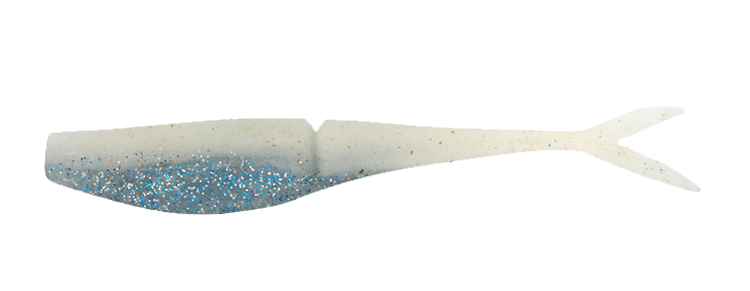 軟蟲 BaitJunkie 5" JERKSHAD WHITEWASH GLOW #7