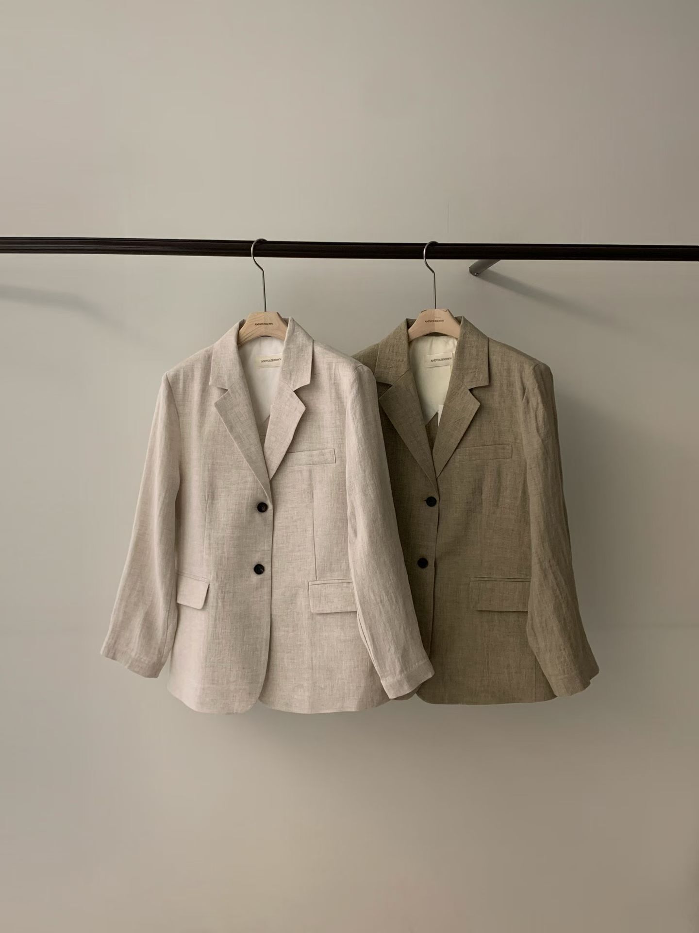 AB2655 French Linen Blazer