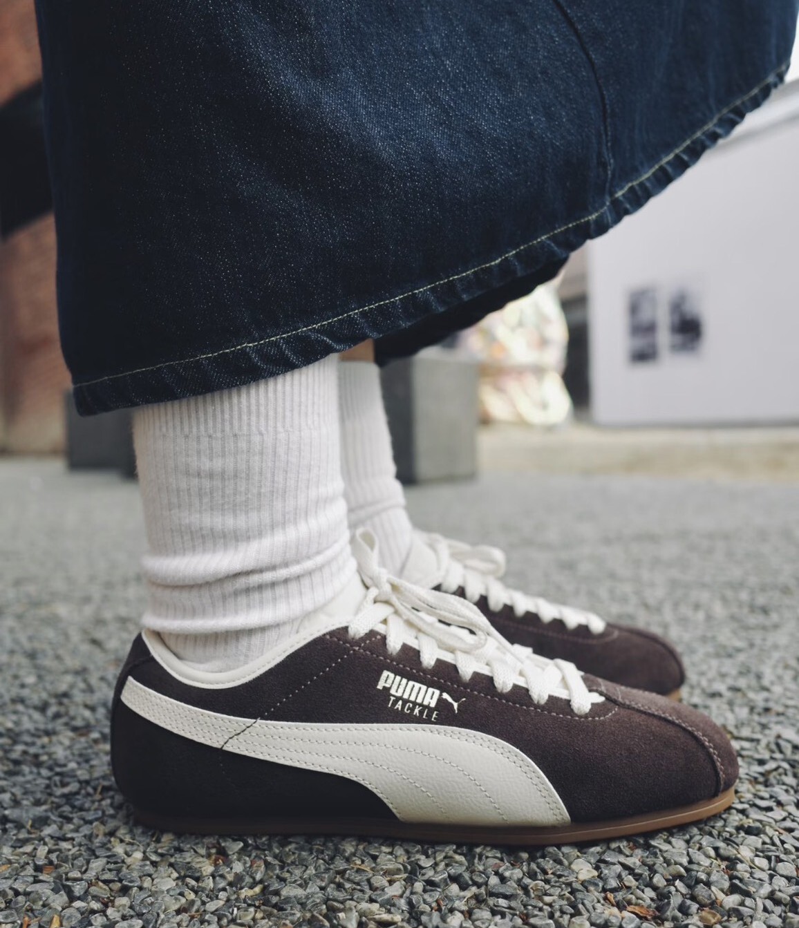 PUMA 休閒鞋 TACKLE 巧克力 復古 德訓鞋 情侶鞋 男女 40445611 張凌赫同款