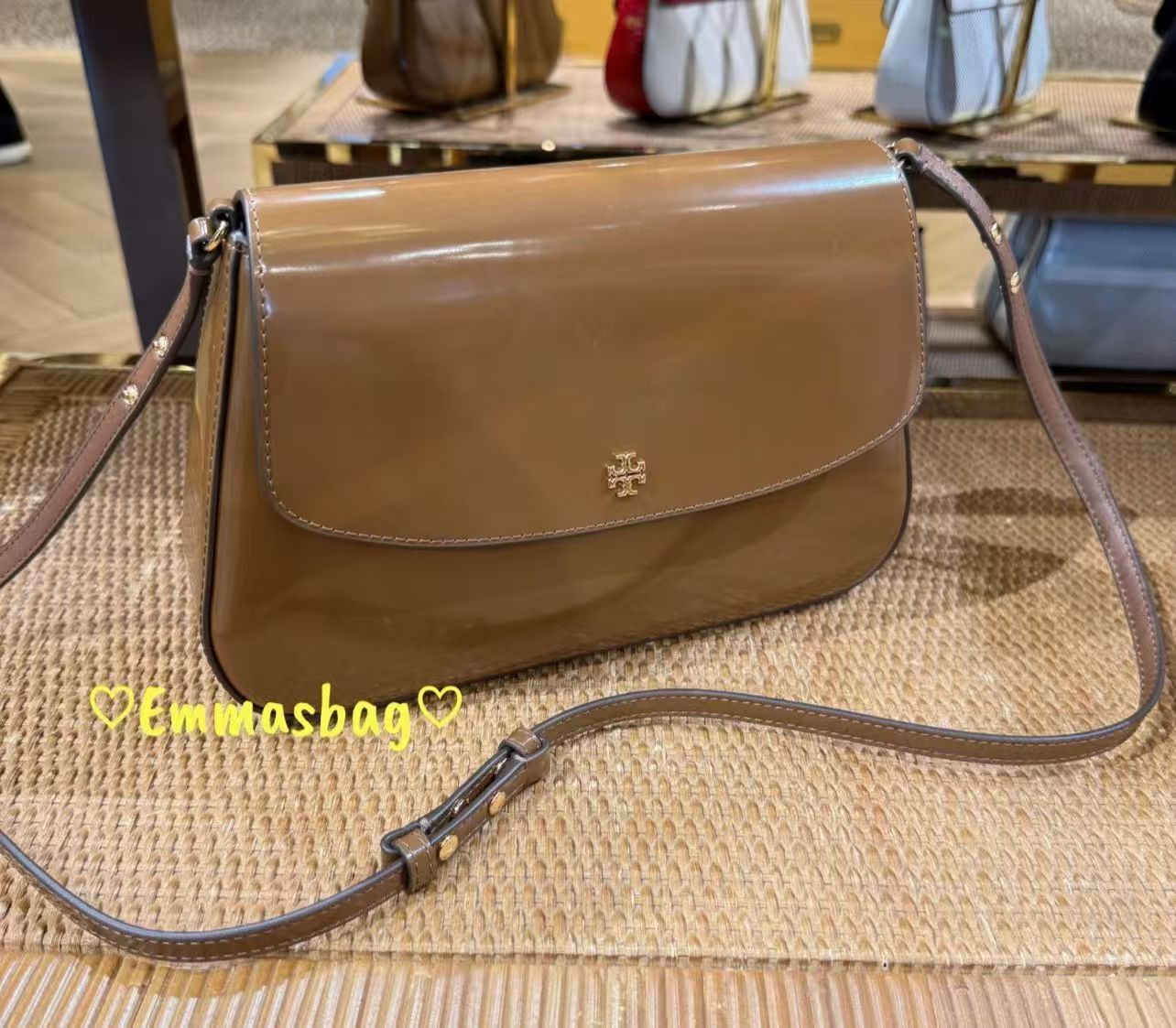 【預購】Tory Burch H051317 啡色Emerson單肩包