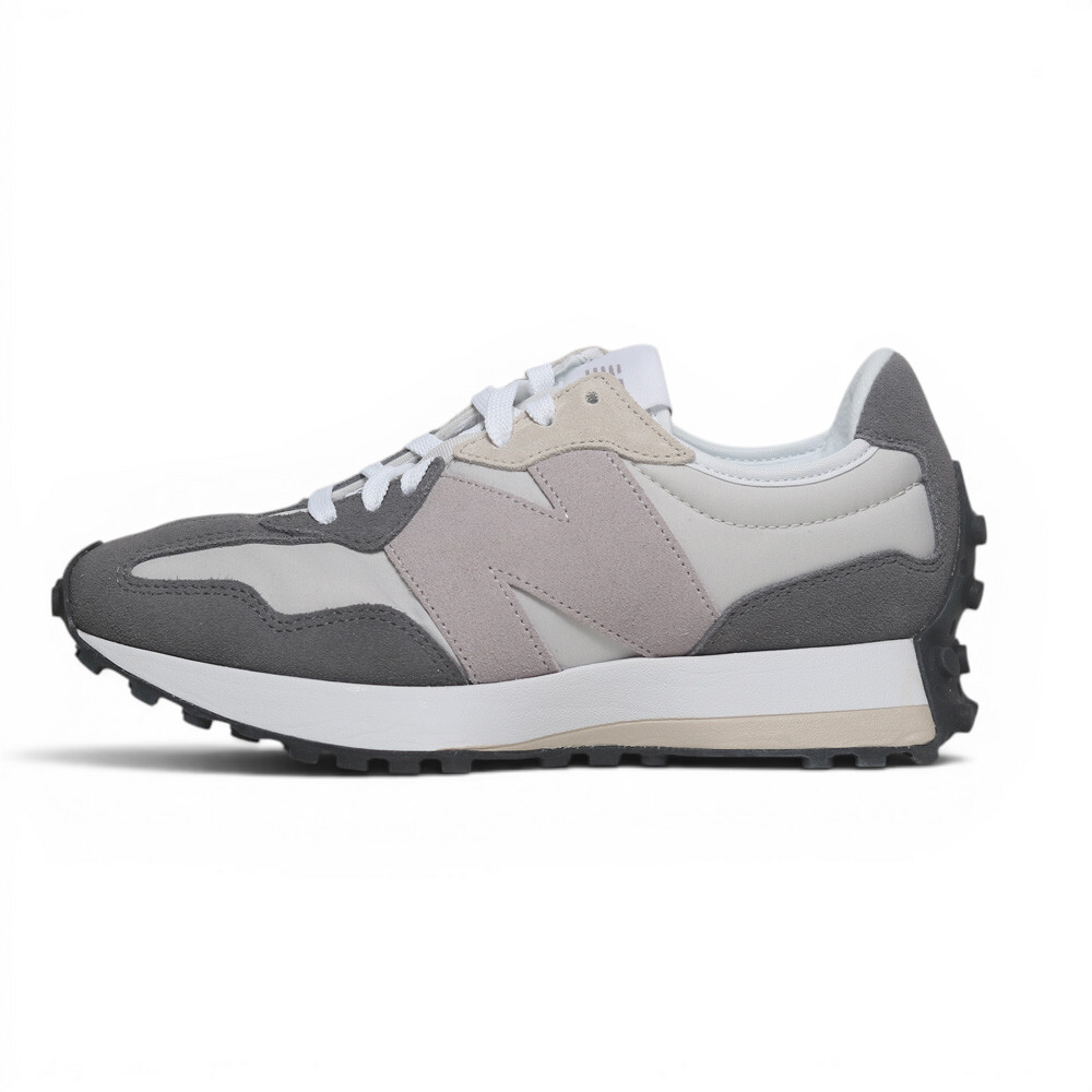 NEW BALANCE 休閒鞋 NB 327 墨灰紫 麂皮 復古 女 U327321