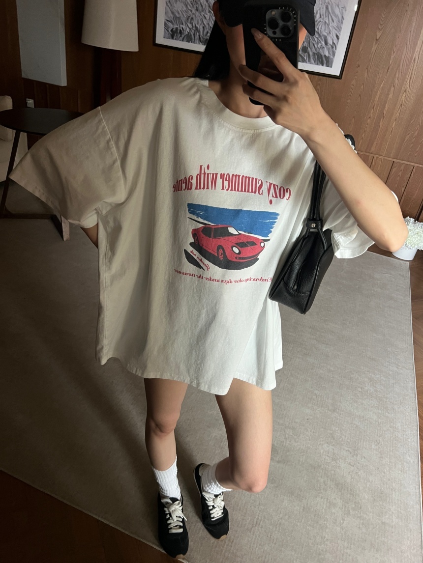 復古紅車車洗水棉大上衣*3色