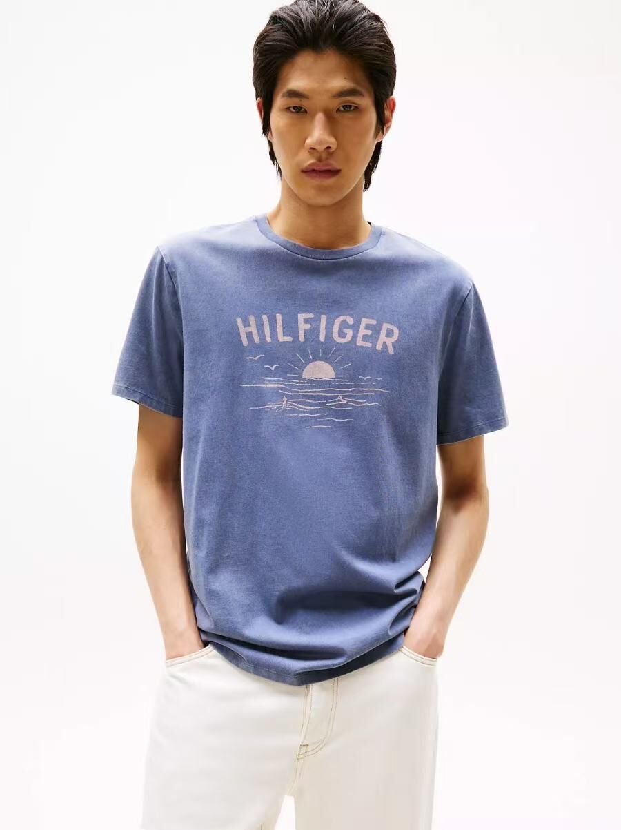 【預購】Tommy Hilfiger H051344 男裝圖案短袖上衣