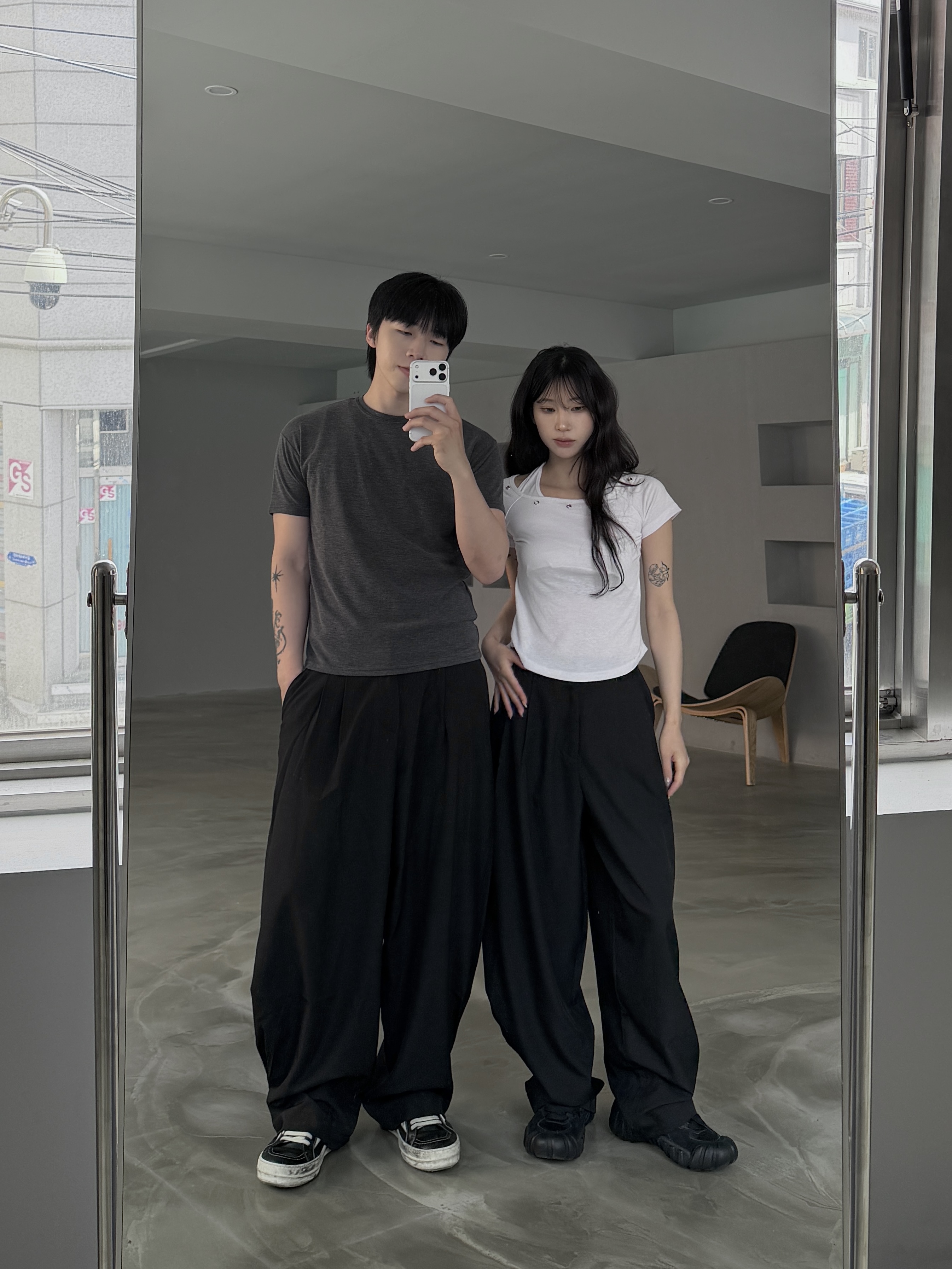 ［IDEAL MADE］側摺線 垂墜堆積 涼感寬鬆西裝褲