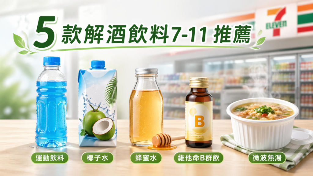 5 款解酒飲料7-11 推薦